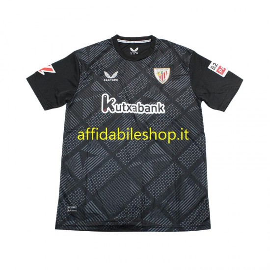 Maglia Athletic Bilbao Portiere 2024-2025 Uomo Manica Corta, Gara Home