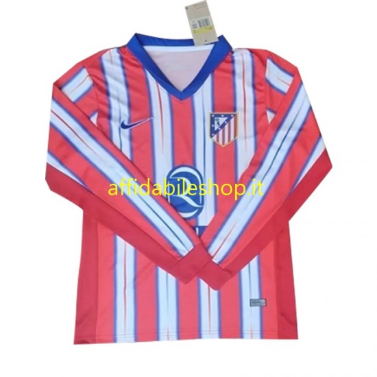 Maglia Atlético Madrid 2024-2025 Uomo Manica Lunga, Gara Home