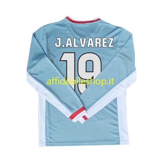 Maglia Atlético Madrid Julian Alvarez 19 2024-2025 Uomo Manica Lunga, Gara Away