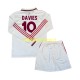 Maglia FC Bayern München Davies 19 2024-2025 Bambino 3-13 anni Manica Lunga, Gara Terza