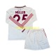 Maglia FC Bayern München Muller 25 2024-2025 Bambino 3-13 anni Manica Lunga, Gara Terza