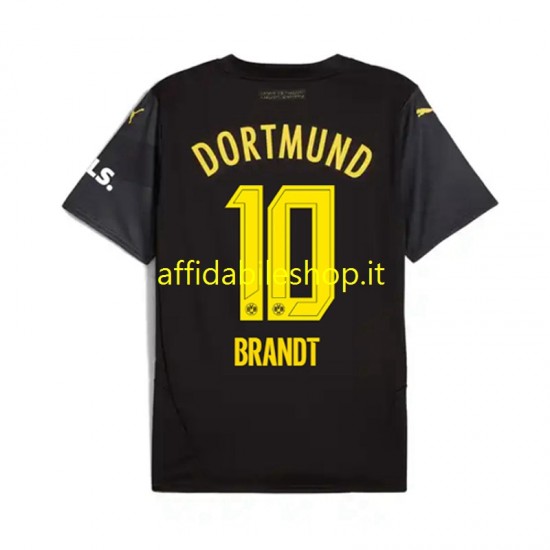 Maglia Borussia Dortmund Julian Brandt 10 2024-2025 Uomo Manica Corta, Gara Away