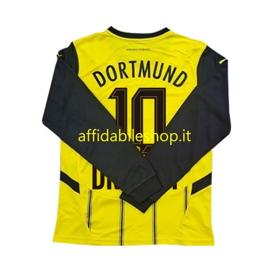 Maglia Borussia Dortmund Julian Brandt 10 2024-2025 Uomo Manica Lunga, Gara Home