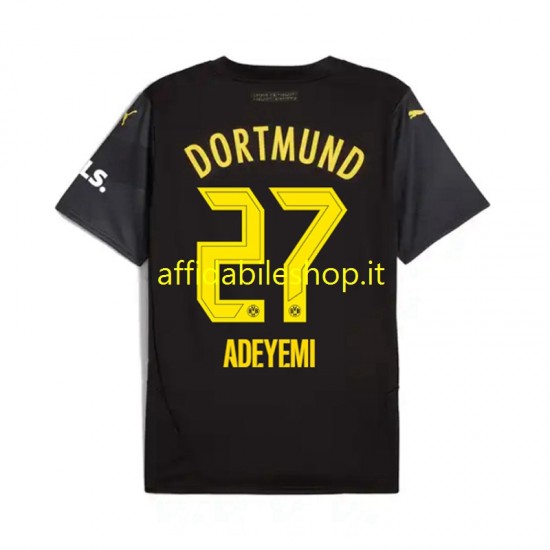 Maglia Borussia Dortmund Karim Adeyemi 27 2024-2025 Uomo Manica Corta, Gara Away