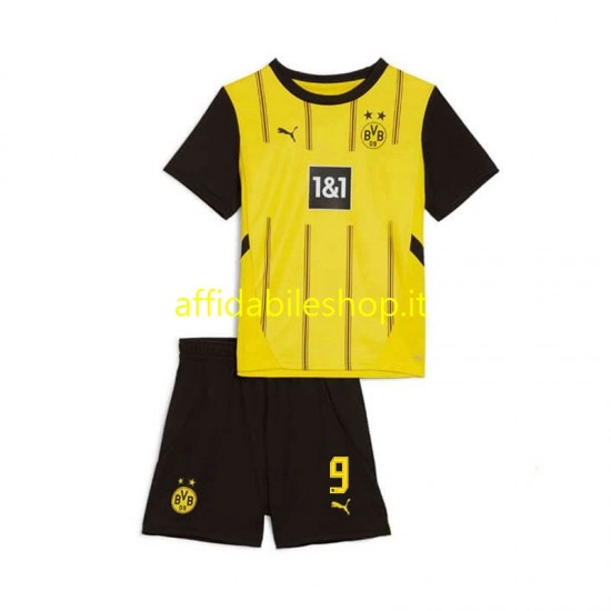 Maglia Borussia Dortmund Serhou Guirassy 9 2024-2025 Bambino 3-13 anni Manica Corta, Gara Home