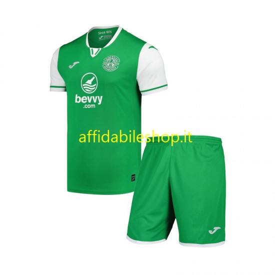 Maglia Hibernian 2024-2025 Bambino 3-13 anni Manica Corta, Gara Home