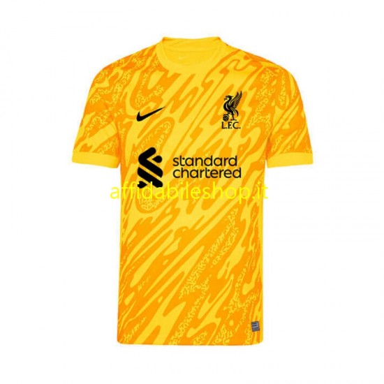 Maglia Liverpool Portiere 2024-2025 Uomo Manica Corta, Gara Quarto