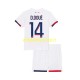 Maglia Paris Saint-Germain Desire Doue 14 2024-2025 Bambino 3-13 anni Manica Corta, Gara Away