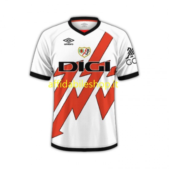 Maglia Rayo Vallecano 2024-2025 Uomo Manica Corta, Gara Home