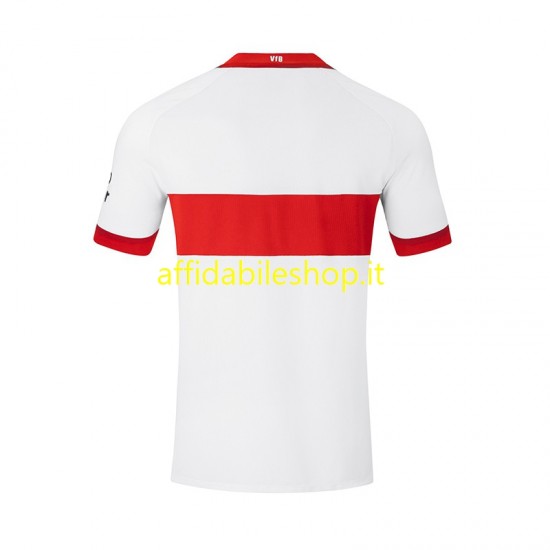 Maglia VfB Stuttgart 2024-2025 Uomo Manica Corta, Gara Home