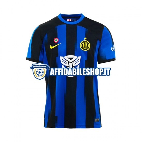 Maglia AC Milan Transformers 2023-2024 Uomo Manica Corta, Gara Home