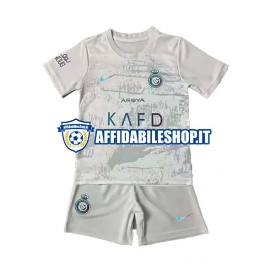 Maglia Al-Nassr 2023-2024 Bambino 3-13 anni Manica Corta, Gara Terza