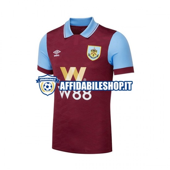 Maglia Burnley 2023-2024 Uomo Manica Corta, Gara Home