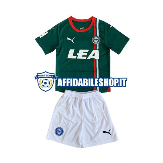 Maglia Deportivo Alaves 2023-2024 Bambino 3-13 anni Manica Corta, Gara Away