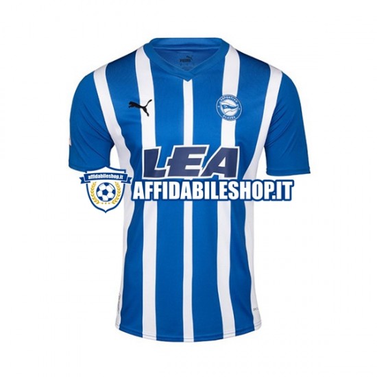 Maglia Deportivo Alaves 2023-2024 Uomo Manica Corta, Gara Home