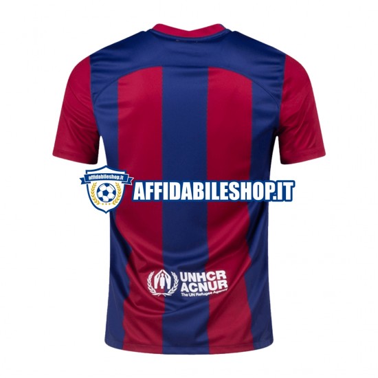 Maglia FC Barcelona Rolling Stones 2023-2024 Uomo Manica Corta, Gara Home