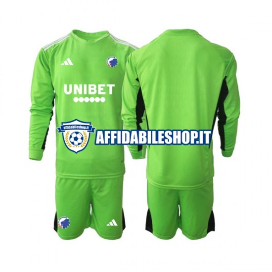 Maglia FC Copenhagen Portiere 2023-2024 Bambino 3-13 anni Manica Lunga, Gara Quarto