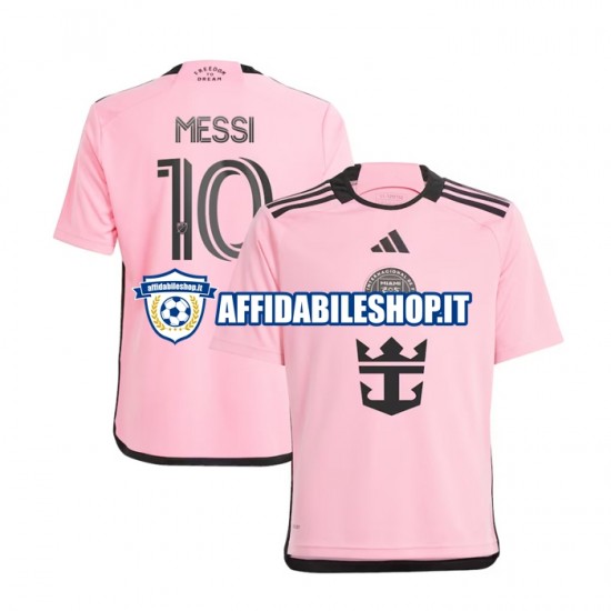 Maglia Inter Miami Lionel Messi 10 2024 Uomo Manica Corta, Gara Home