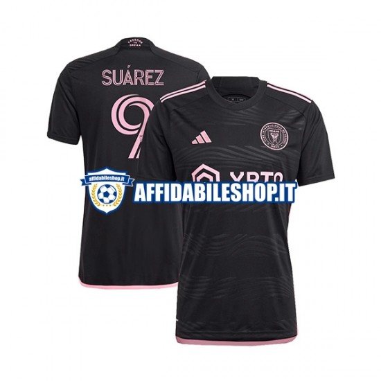 Maglia Inter Miami Luis Suarez 9 2023-2024 Uomo Manica Corta, Gara Away