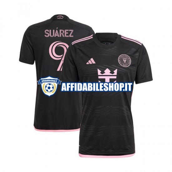 Maglia Inter Miami Luis Suarez 9 2024 Uomo Manica Corta, Gara Away