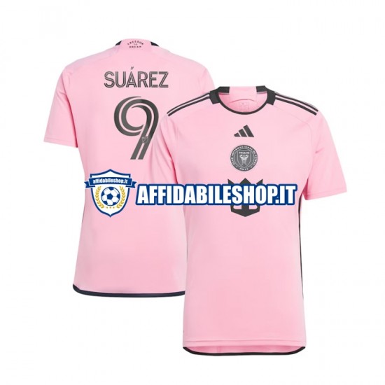 Maglia Inter Miami Luis Suarez 9 2024 Uomo Manica Corta, Gara Home