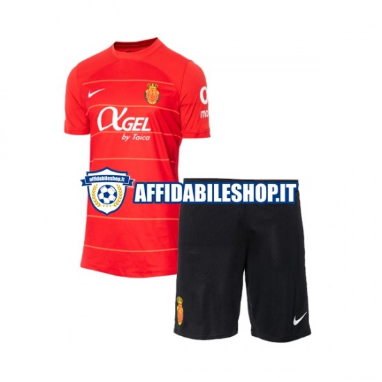 Maglia RCD Mallorca 2023-2024 Bambino 3-13 anni Manica Corta, Gara Home