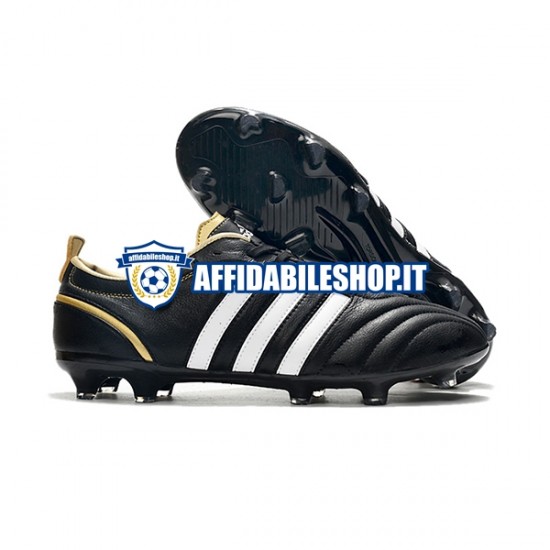 Bianco Nero Adidas ADIPURE FG Scarpe calcio