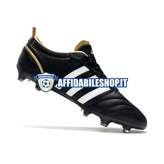 Bianco Nero Adidas ADIPURE FG Scarpe calcio