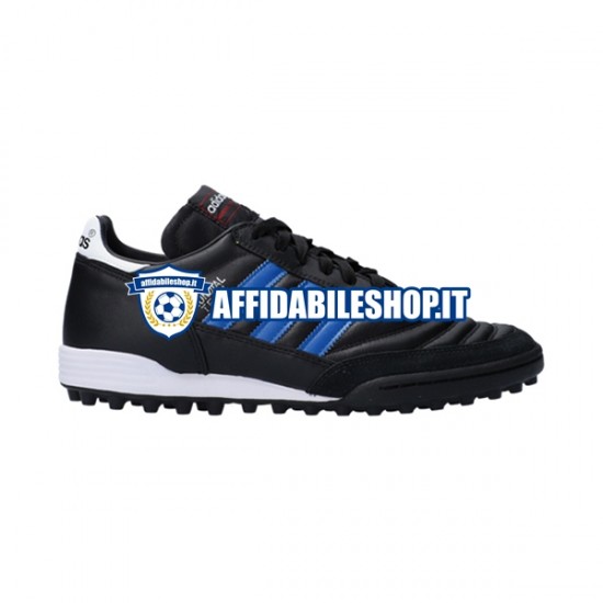 Nero Adidas Classic Mundial Team TF Blue Stripes Scarpe calcio