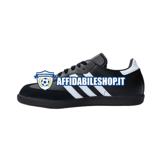 Bianco Nero Adidas Classic Samba Hallenschuh Leder Scarpe calcio