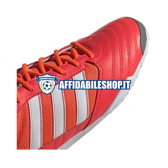 Rosso Adidas Classic Super Sala IN Halle White Scarpe calcio