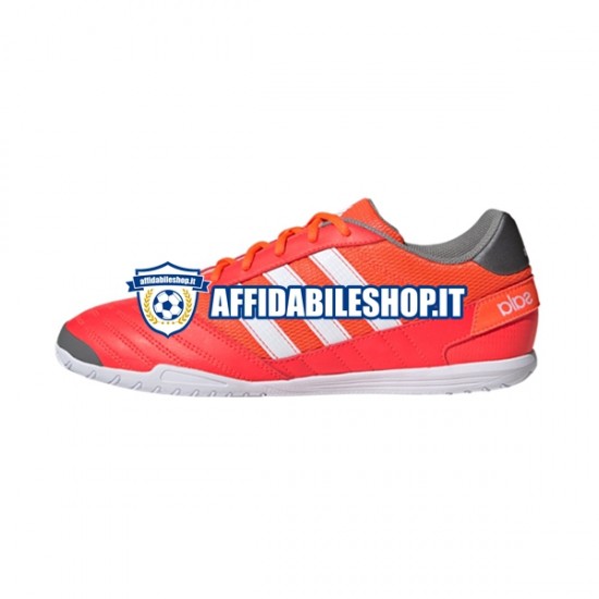 Rosso Adidas Classic Super Sala IN Halle White Scarpe calcio