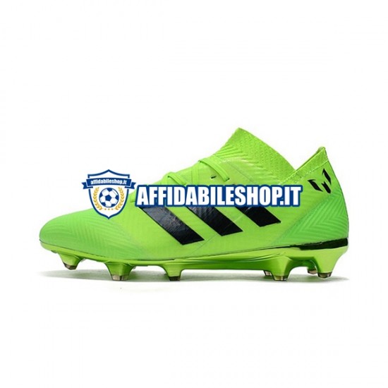 Verde Nero Adidas Nemeziz8.1 FG Scarpe calcio