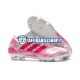 Rosa Bianco Adidas Nemeziz8.1 FG Scarpe calcio