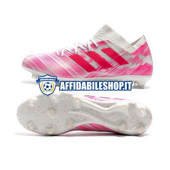 Rosa Bianco Adidas Nemeziz8.1 FG Scarpe calcio