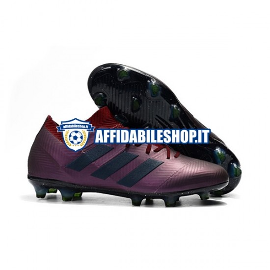 Viola Nero Adidas Nemeziz8.1 FG Scarpe calcio