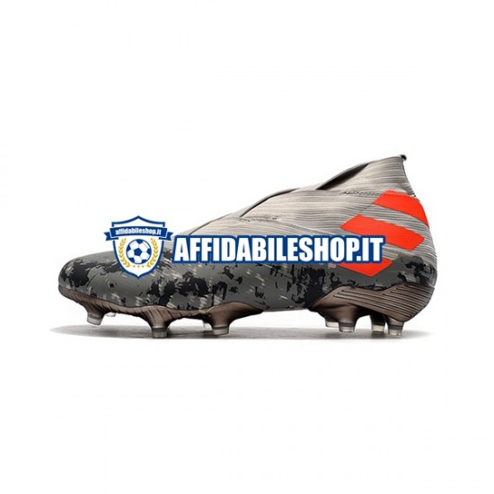 Grigio Arancia Adidas Nemeziz9 FG Scarpe calcio