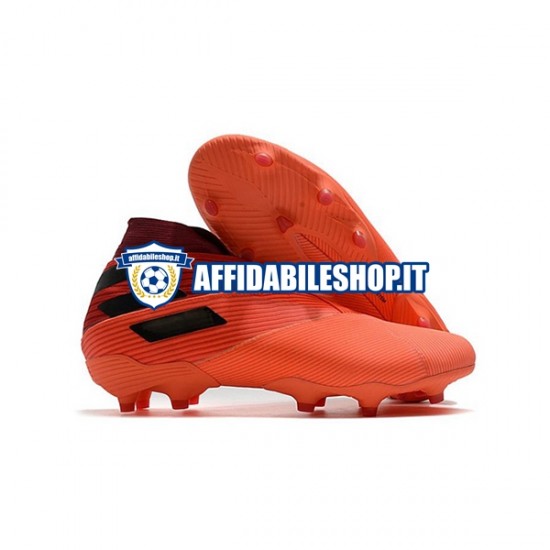 Rosso Arancia Nero Adidas Nemeziz9 FG Inflight Scarpe calcio