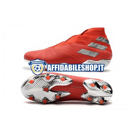 Rosso Bianco Adidas Nemeziz9 FG Scarpe calcio