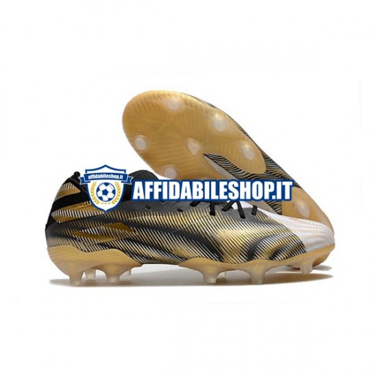 Giallo Bianco Nero Adidas Nemeziz9.1 FG Atmospheric d Scarpe calcio