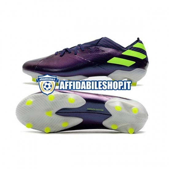 Viola Verde Adidas Nemeziz9.1 FG Scarpe calcio