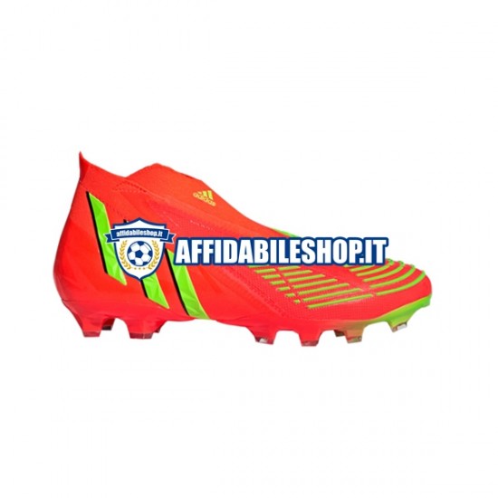 Rosso Verde Adidas Predator EDGE AG Game Data Scarpe calcio