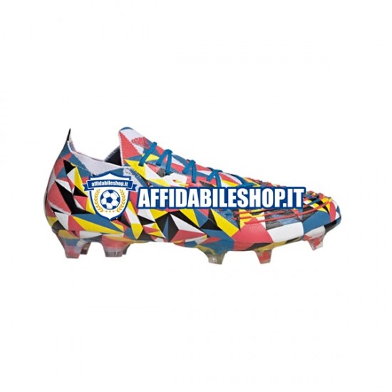 Blu Giallo Adidas Predator EDGE.1 L FG Geometric Scarpe calcio