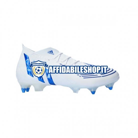 Blu Bianco Adidas Predator EDGE.1 SG Diamond Edge Scarpe calcio