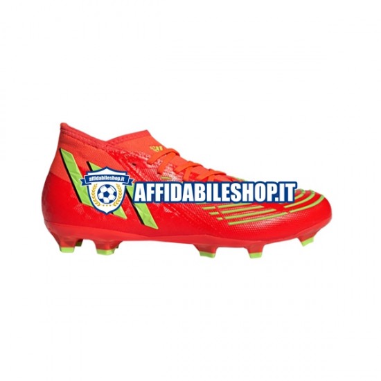 Rosso Verde Adidas Predator EDGE.2 FG Game Data Scarpe calcio