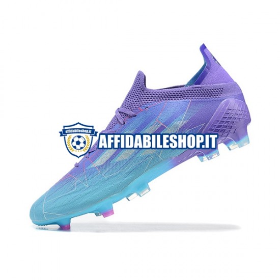 Viola Blu Adidas X Speed flow FG Scarpe calcio