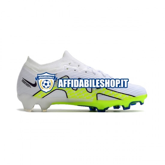 Bianco Verde Nike Air Zoom Mercurial IX Elite FG Scarpe calcio