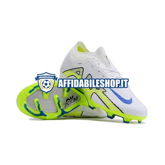 Bianco Verde Nike Air Zoom Mercurial IX Elite FG Scarpe calcio