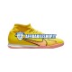 Rosa Giallo Nike Air Zoom Mercurial Superfly IX Academy IC Halle Lucent Scarpe calcio