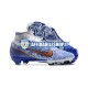 Oro Blu Bianco Nike Air Zoom Mercurial Superfly IX Elite FG Scarpe calcio